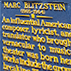 Blitzstein historical marker
