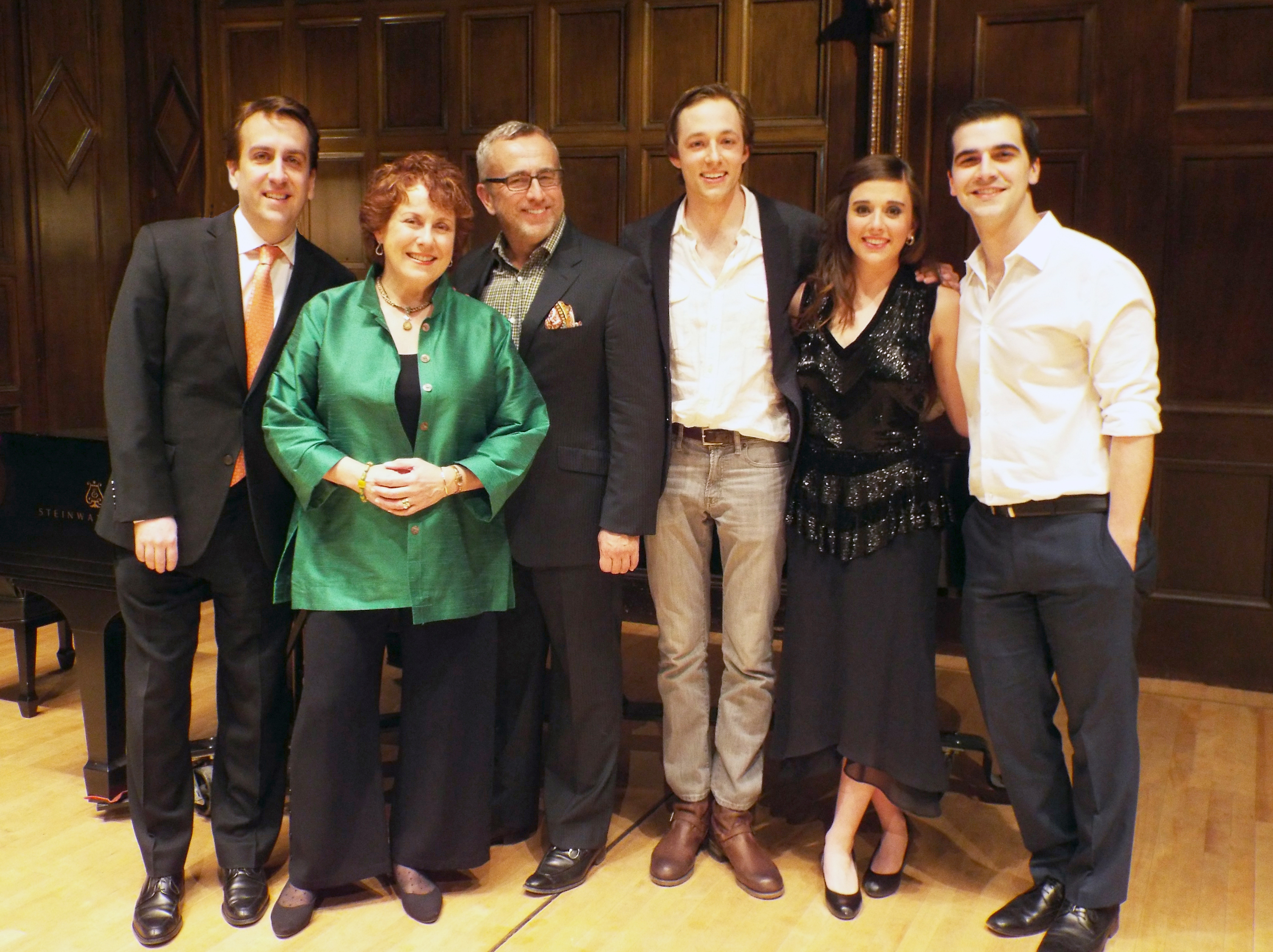 Prizewinners and judges from 2014 Lenya Competition