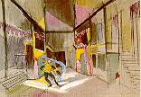 Drawing of stage design